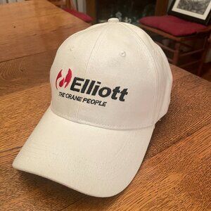 Men's Elliott: The Crane People White Hook and Loop Baseball Hat Cap